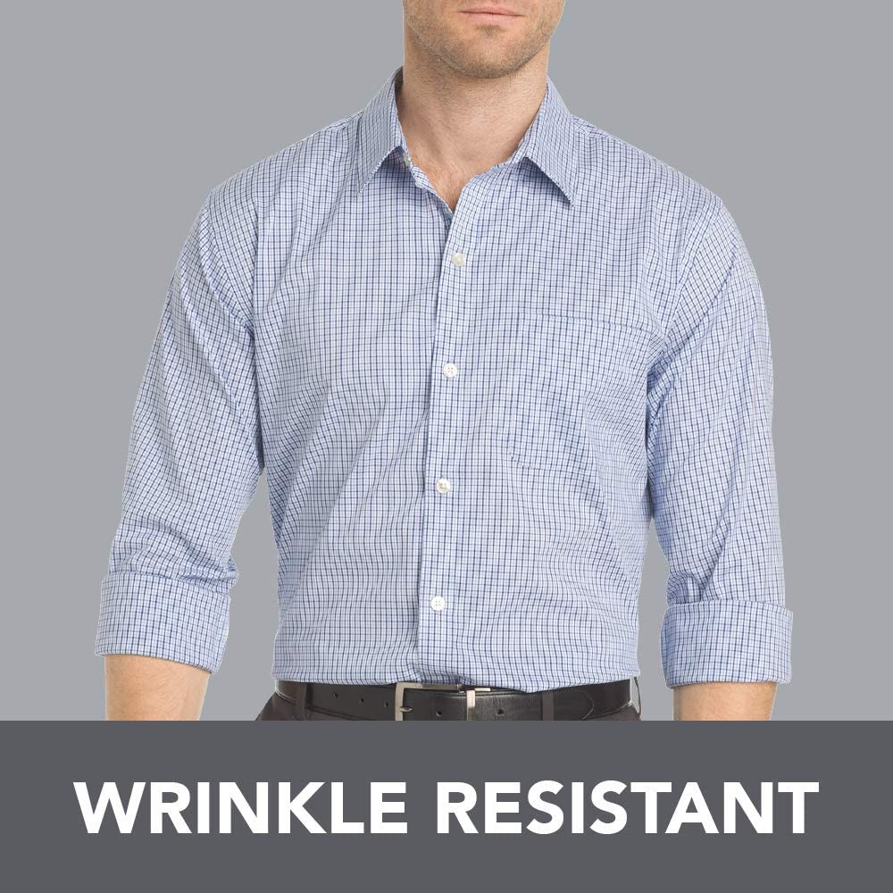 Van Heusen 男士防皱长袖纽扣衬衫