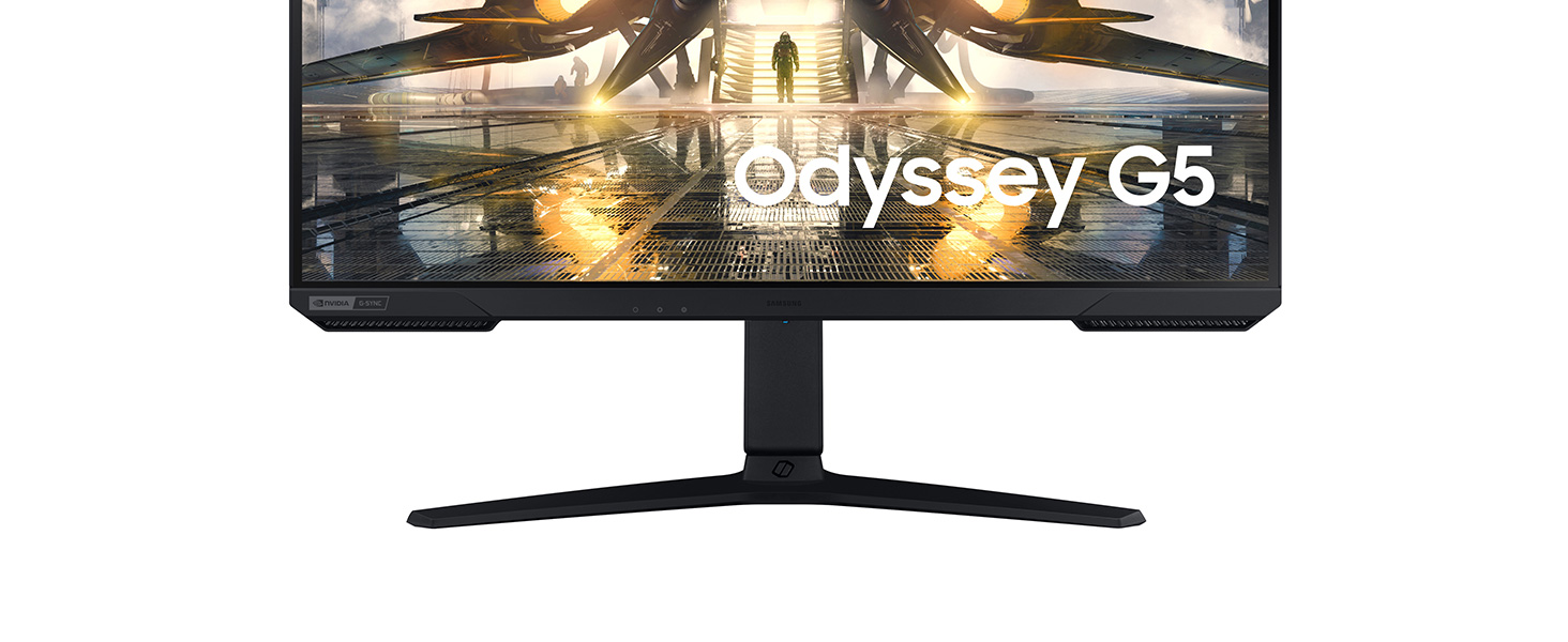 三星 32" Odyssey G55A QHD 165Hz 1ms FreeSync 曲面游戏显示器，带 HDR 10，适用于任何桌面的未来主义设计 (LS32AG550ENXZA)