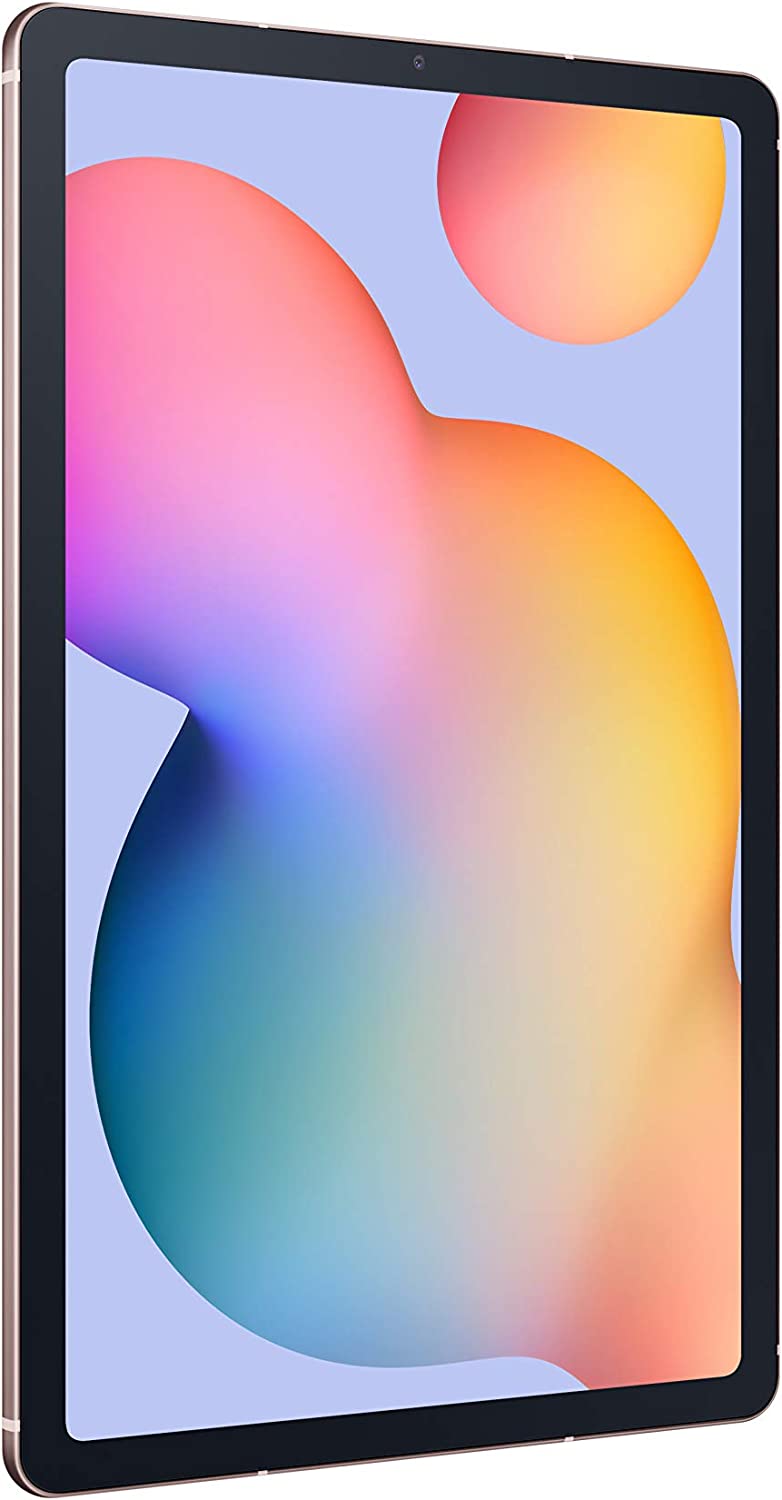 三星 Galaxy Tab S6<lite 10.4" 64GB Android 平板电脑带持久电池，随附 S Pen，纤薄金属设计，AKG 双扬声器，美国版，雪纺玫瑰