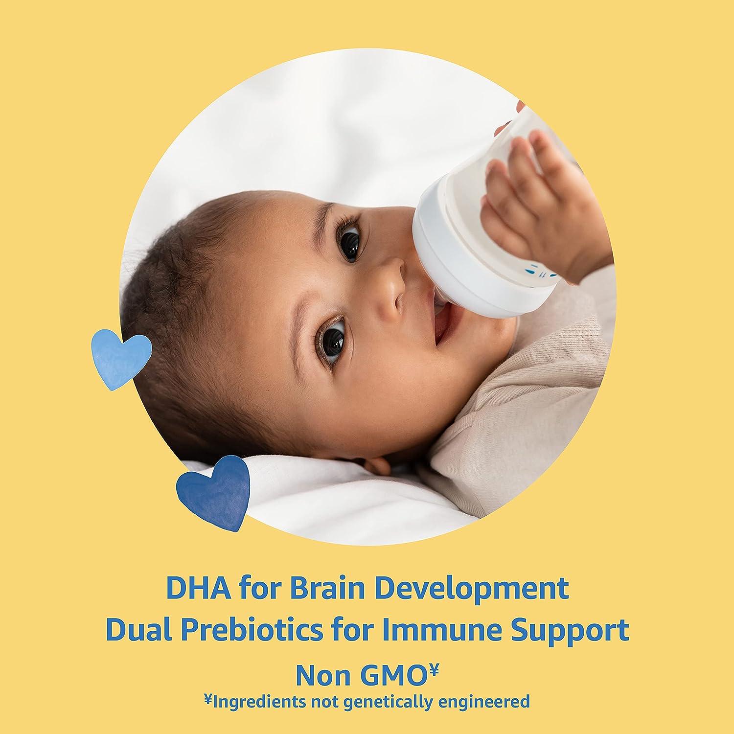 Amazon Brant Milk-Bol 益生元、Omega 3 DHA 和胆碱，大脑、生长、免疫 1)