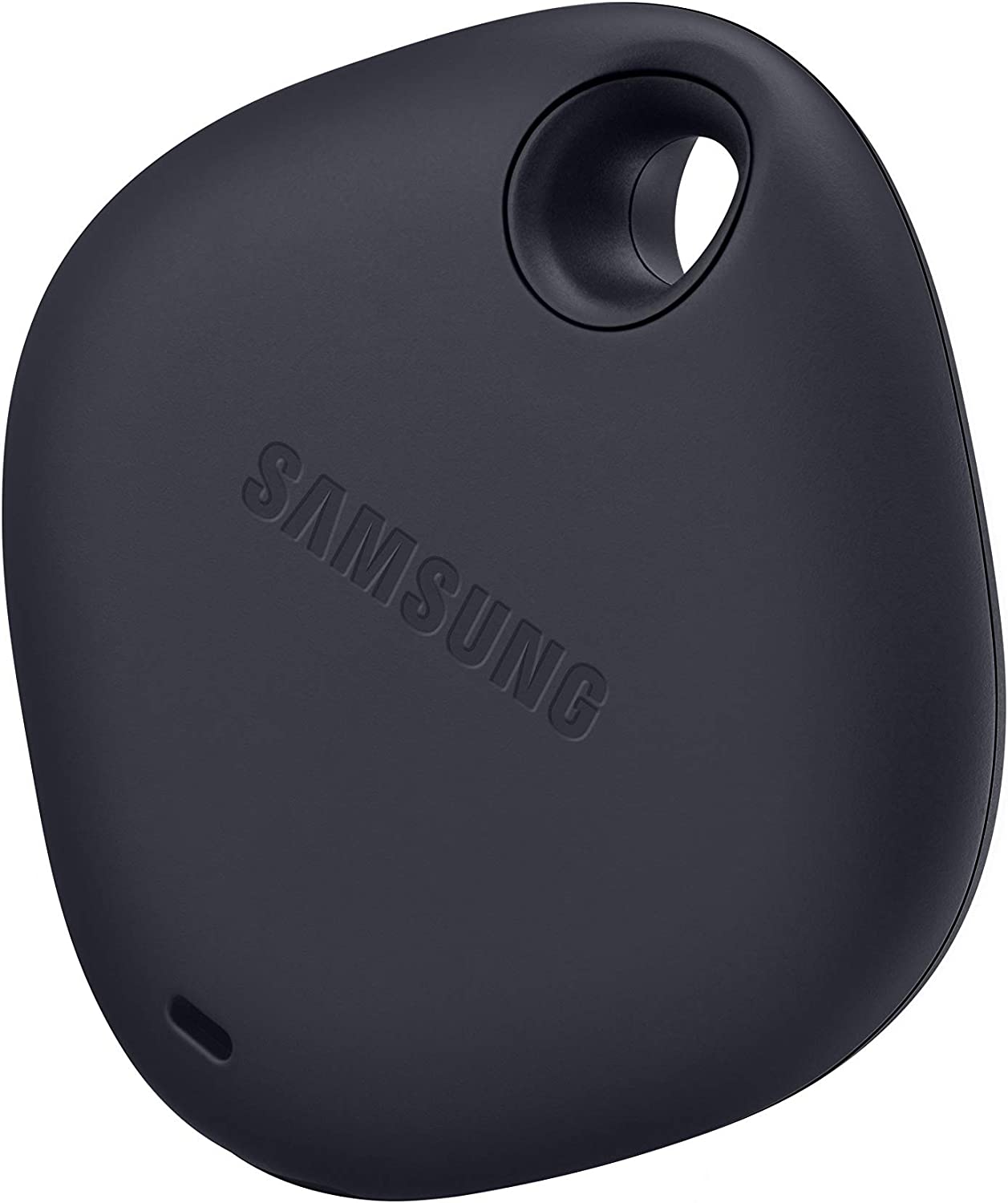 SAMSUNG Galaxy SmartTag 蓝牙智能家居配件追踪器，丢失钥匙附件定位器，包，钱包，行李箱，宠物，眼镜，2021，美国版，黑色