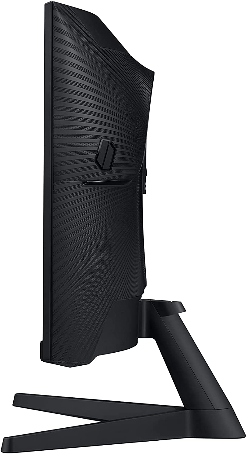 三星 32" Odyssey G55A QHD 165Hz 1ms FreeSync 曲面游戏显示器，带 HDR 10，适用于任何桌面的未来主义设计 (LS32AG550ENXZA)