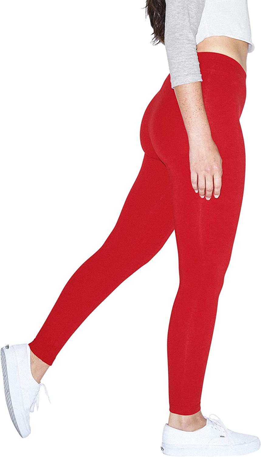 American Apparel 女式棉质氨纶针织打底裤