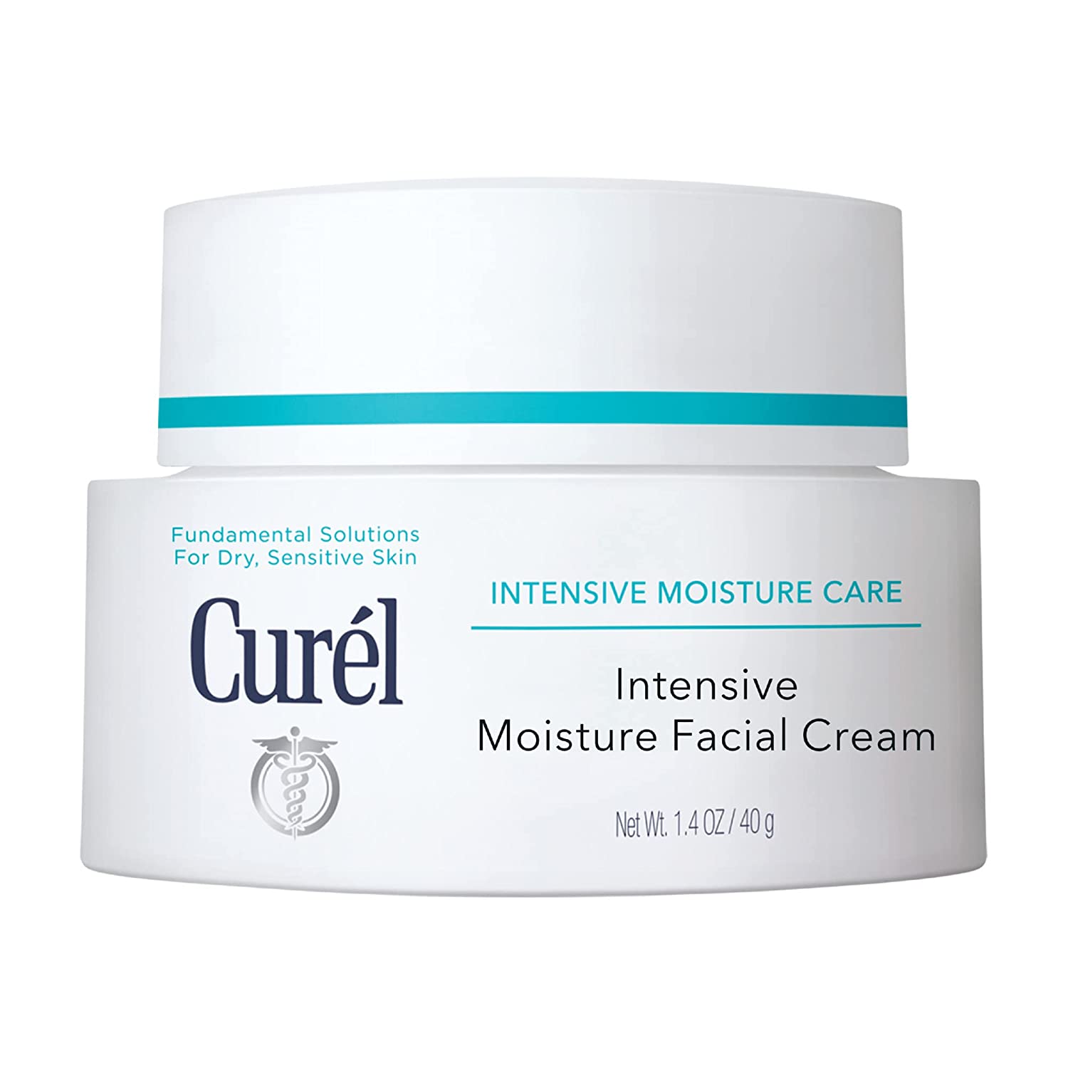 Curel Japanese Skin Care 强效面部保湿霜，适合干性至极干性敏感肌肤的面部乳液，男女皆宜，抗衰老，无香精，抗皱日本护肤品，1.4 盎司
