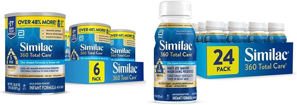 Similac 360 Trmbiotics,我们最接近乳房护理的配方婴儿 Formbiotics,我们最接近母乳的配方