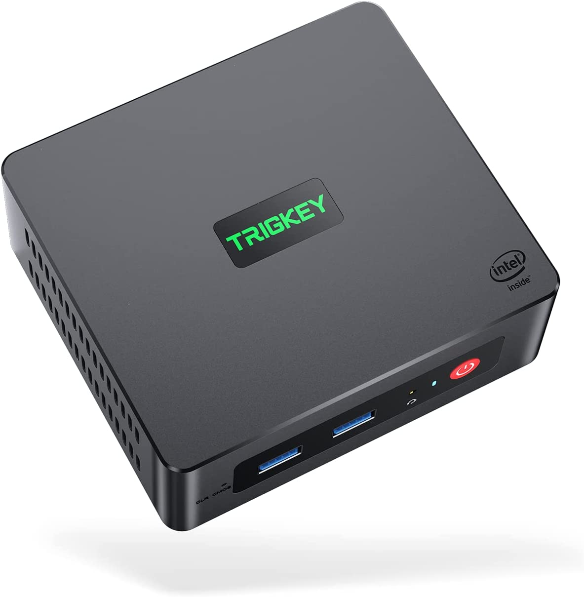 TRIGKEY Mini PC Computer Desktop PC Intel 11th Generation Processors N5095 Micro Computer,16G DDR4 500G M.2 SSD 2280 Green G3, 支持Micro PC W10 Pro Dual 4K@60Hz HDMI/WiFi 5/BT