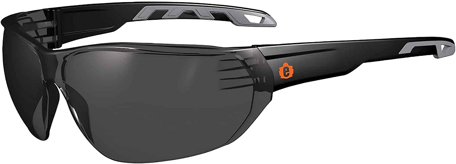 Ergodyne Skullerz VALI 无框安全眼镜，轻便，防雾烟镜片