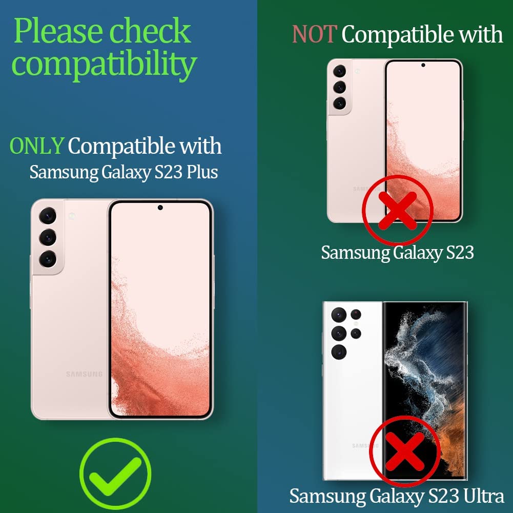 Marphe（2+2 相机镜头保护膜适用于三星 Galaxy S23 超钢化玻璃相机镜头保护膜透明超高清防刮手机配件适用于 Galaxy S23 Ultra 2023