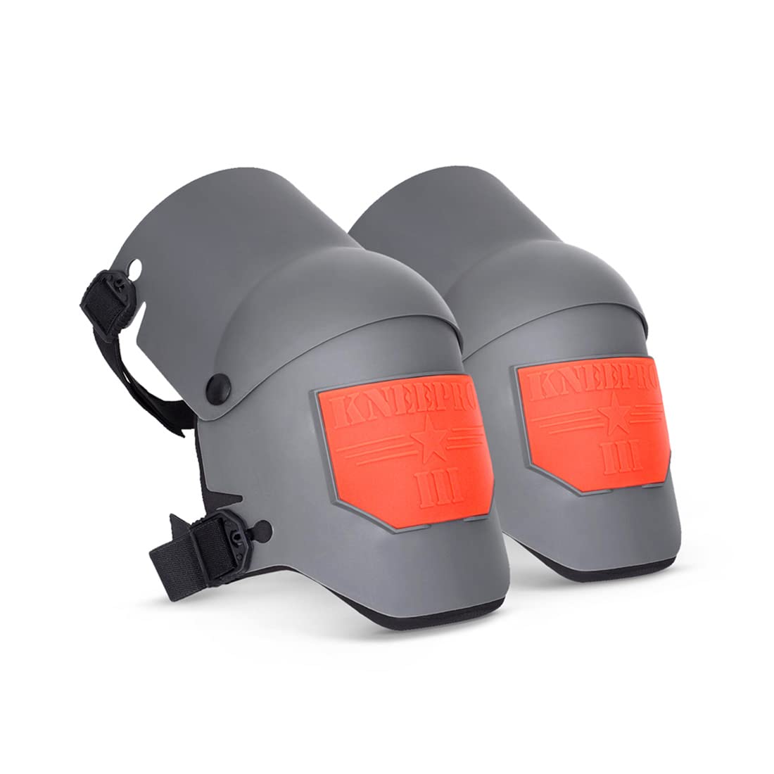 Sellstrom Ultra Flex III KneePro 护膝用于建筑、地板、屋顶 - 专业重型 - 适合男士和女士，橙色/灰色