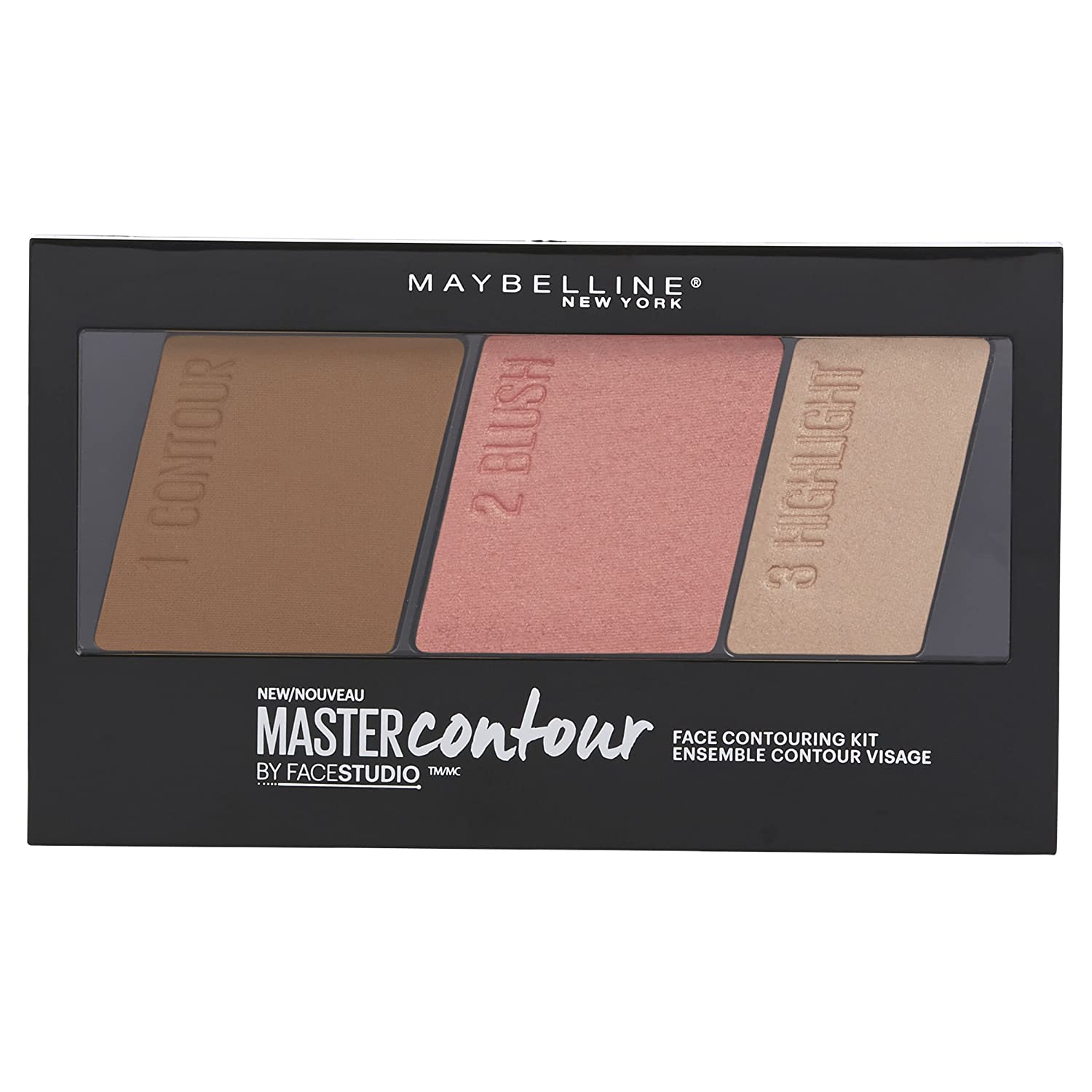 Maybelline Facestudio Master Contour 面部修容套装，中度到深度，1 件