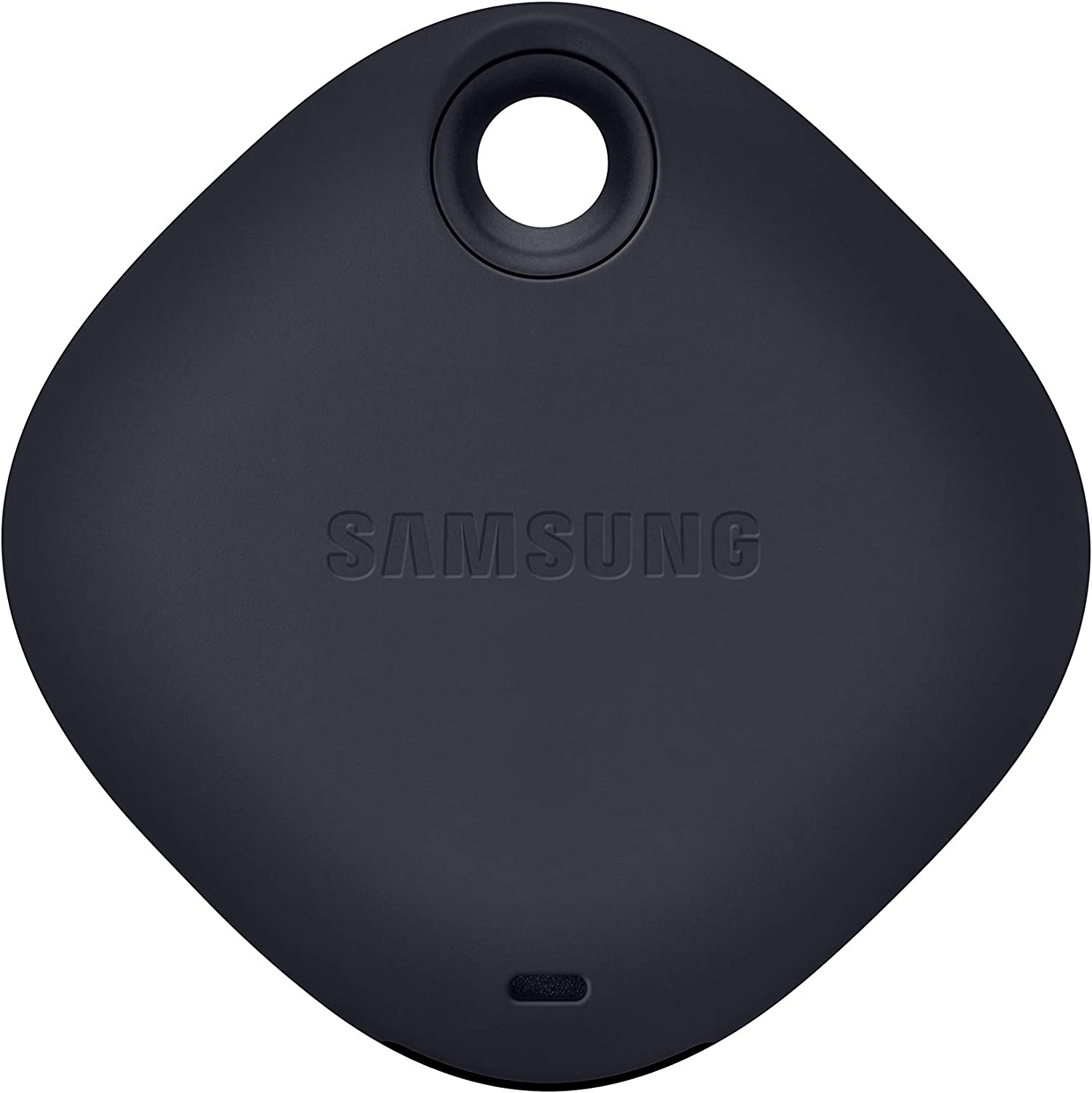 SAMSUNG Galaxy SmartTag 蓝牙智能家居配件追踪器，丢失钥匙附件定位器，包，钱包，行李箱，宠物，眼镜，2021，美国版，黑色