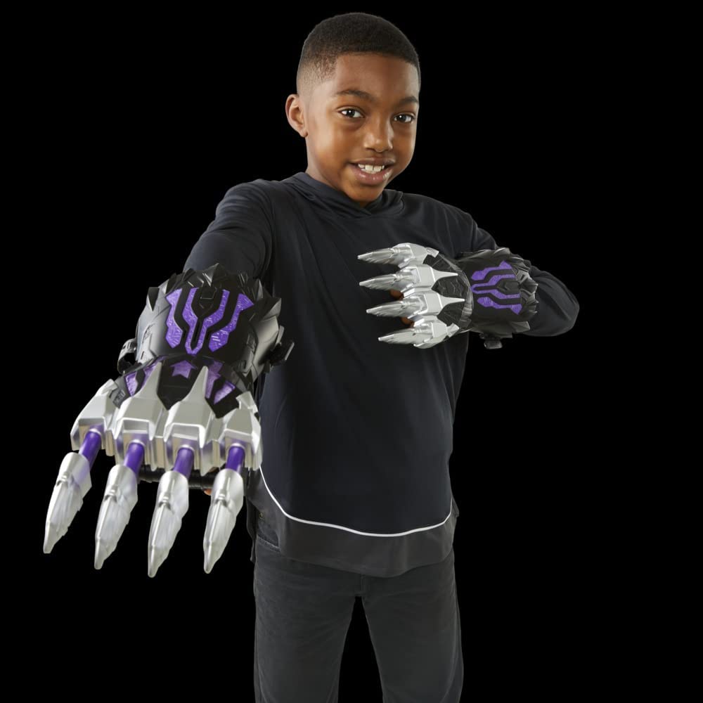 Marvel Studios 的黑豹 Legacy Wakanda FX 战爪带灯光和声音、角色扮演、超级英雄玩具，适合 5 岁及以上儿童