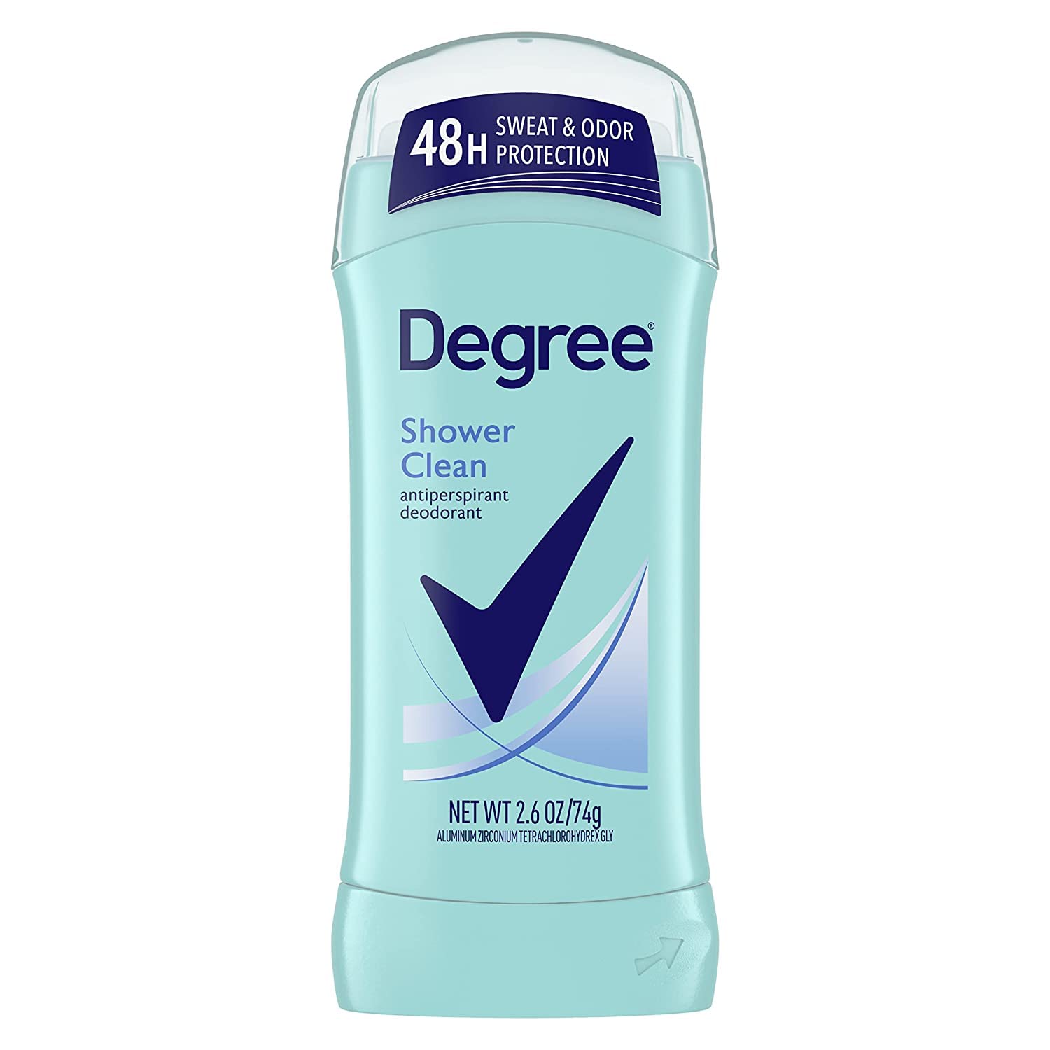 Degree Advanced 止汗除臭沐浴清洁剂，6 件装，72 小时防汗防臭止汗剂，适用于采用 MotionSense 技术的女性 2.6 盎司