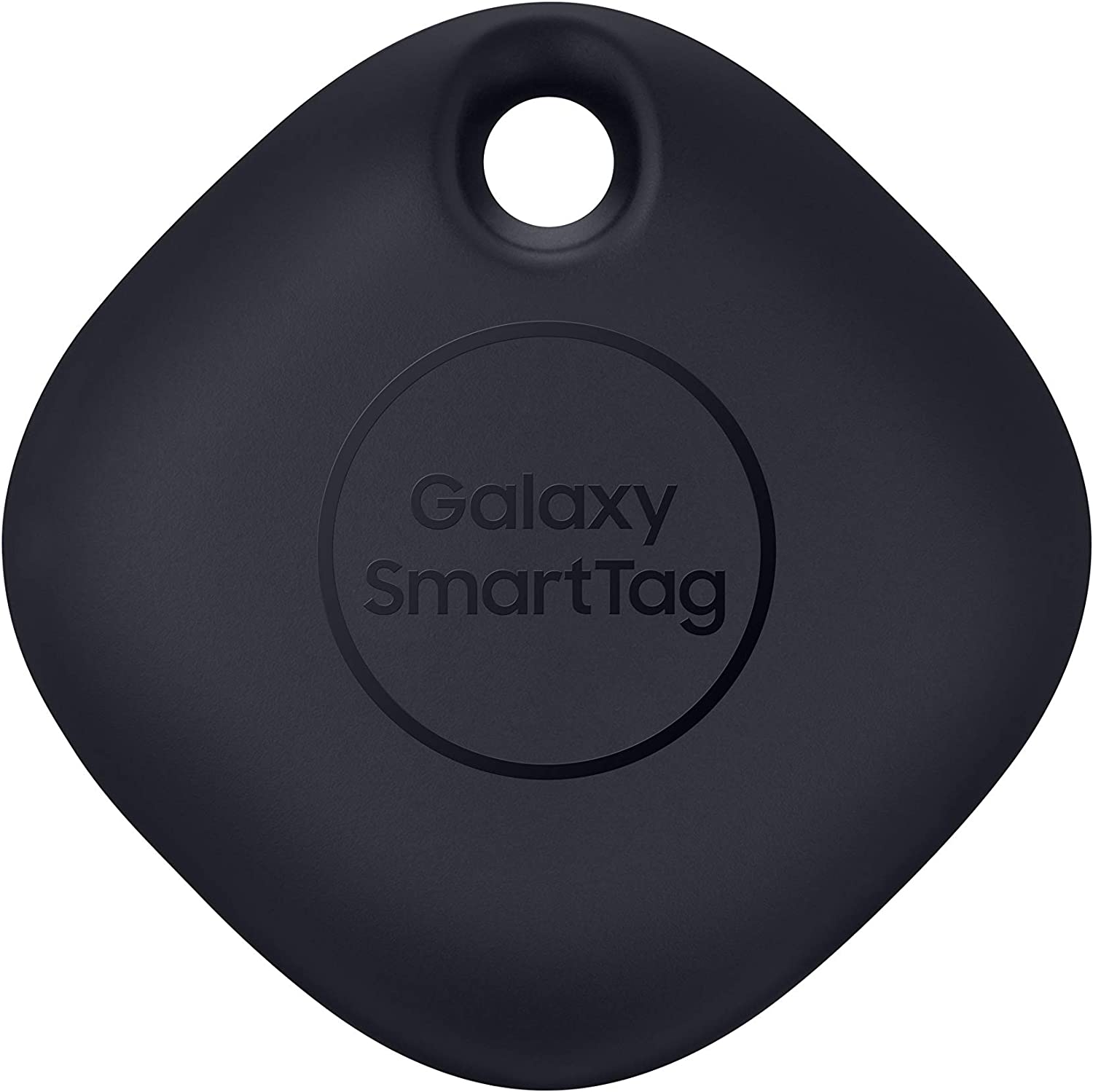SAMSUNG Galaxy SmartTag 蓝牙智能家居配件追踪器，丢失钥匙附件定位器，包，钱包，行李箱，宠物，眼镜，2021，美国版，黑色