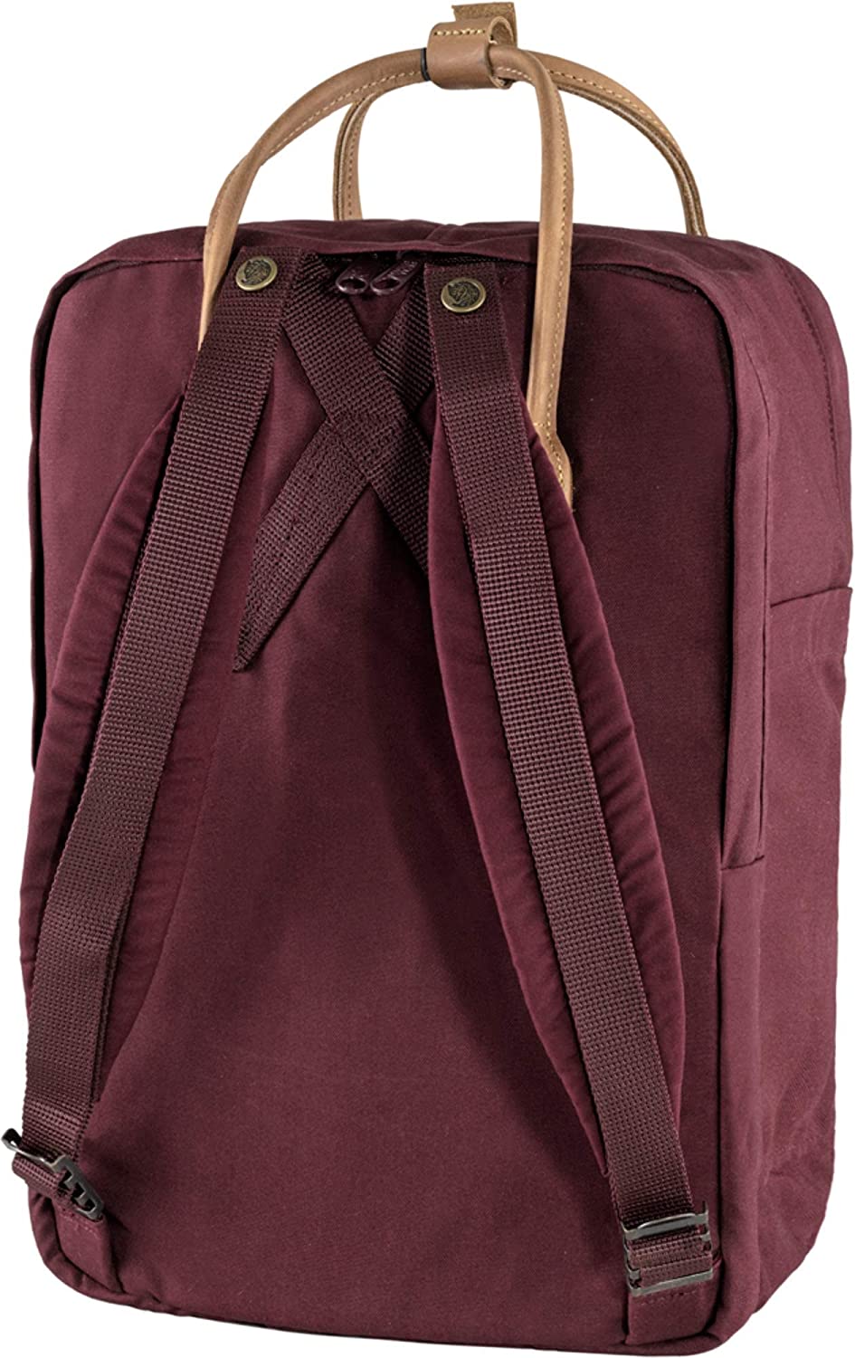 Fjällräven Kånken No. 2 笔记本电脑 15 英寸深红色均码