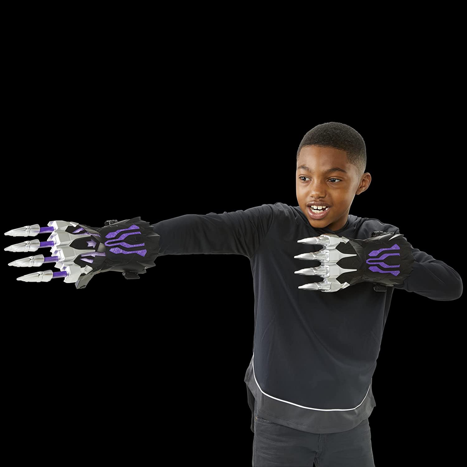 Marvel Studios 的黑豹 Legacy Wakanda FX 战爪带灯光和声音、角色扮演、超级英雄玩具，适合 5 岁及以上儿童