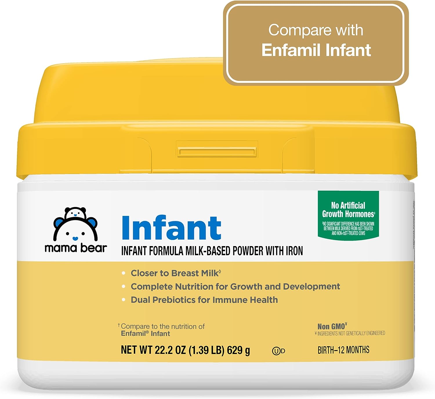 Amazon Brant Milk-Bol 益生元、Omega 3 DHA 和胆碱，大脑、生长、免疫 1)