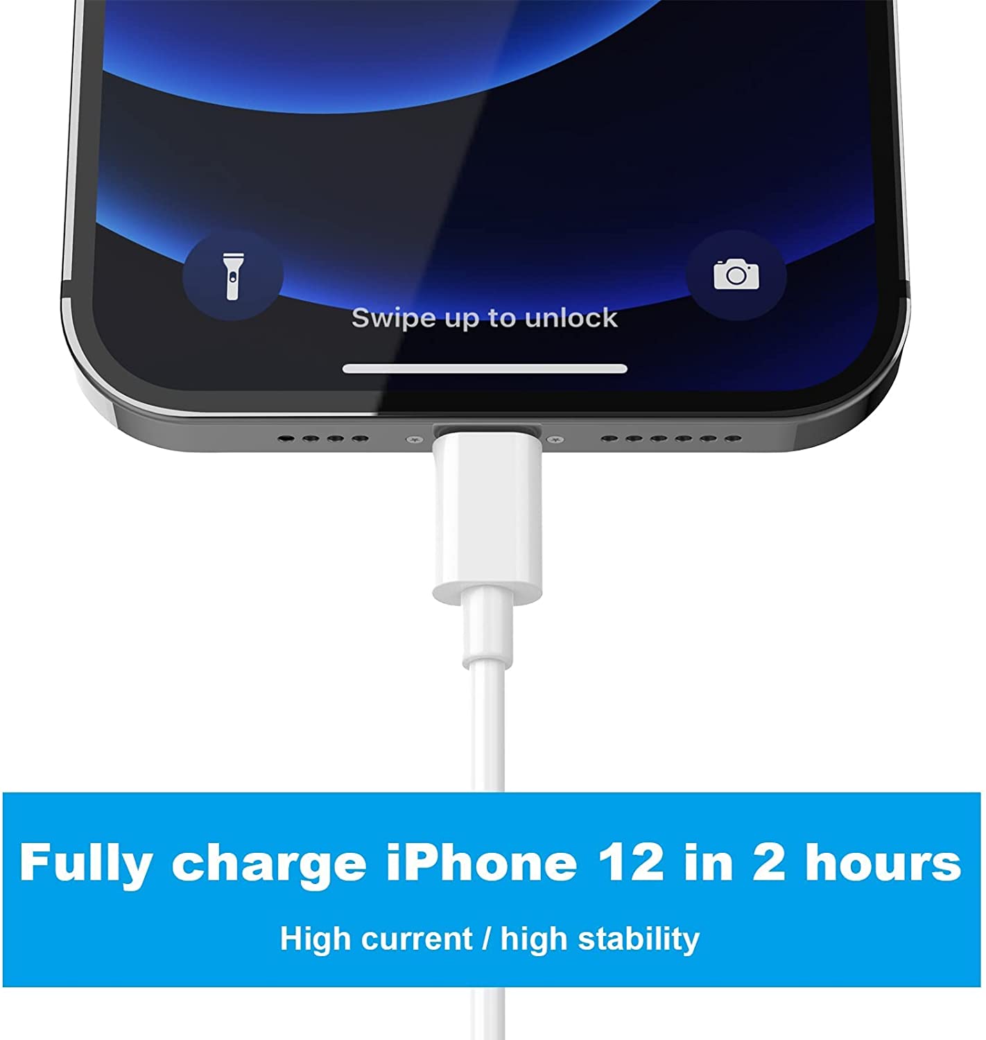 [Apple MFi 认证] iPhone 充电器 5 件装 [6/6/6/10/10FT] 长闪电数据线快速充电线 iPhone 充电线兼容 iPhone 14/14 Pro/Max/13/12/11 Pro Max/XS MAX/XR/ XS/X/8/7/Plus iPad