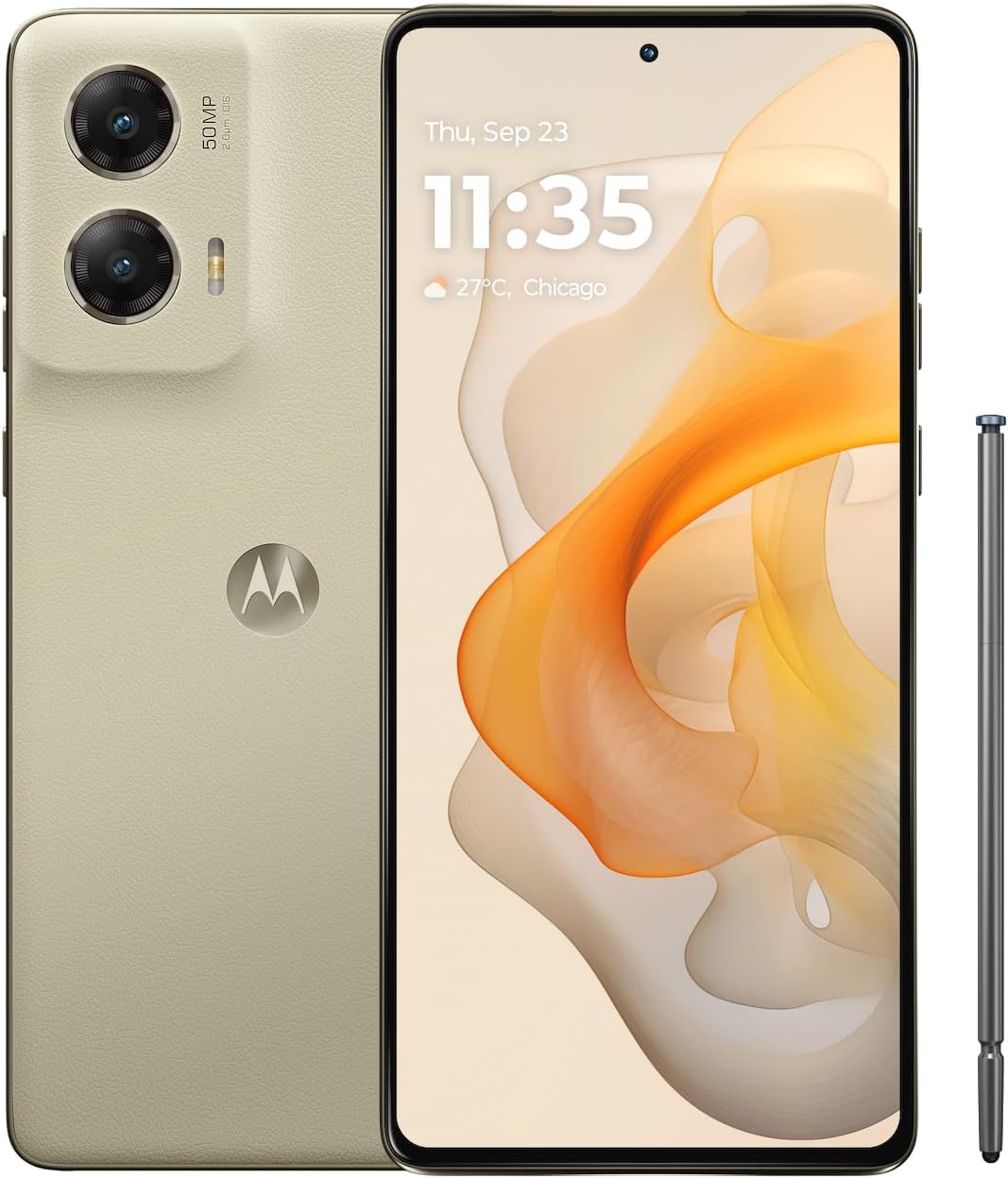 摩托罗拉Moto G Stylus 5G | 2024 |解锁|美国制造8/256GB | 50MP摄像头|焦糖拿铁| 2024，解锁，美国制造，50MP摄像头
