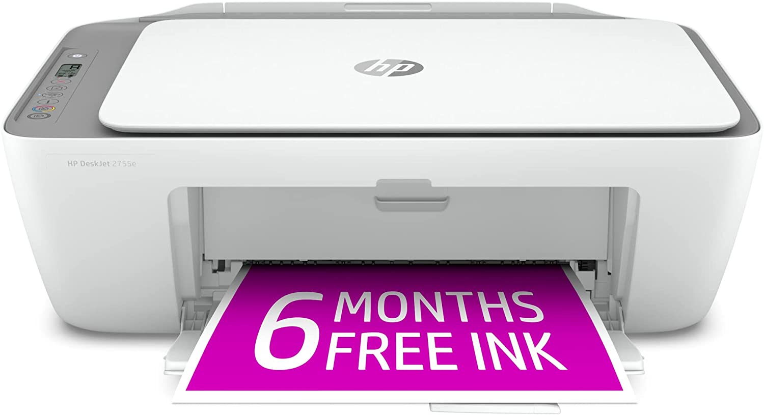 HP DeskJet 2755e 无线彩色一体机打印机，赠送 6 个月即时墨水 (26K67A)