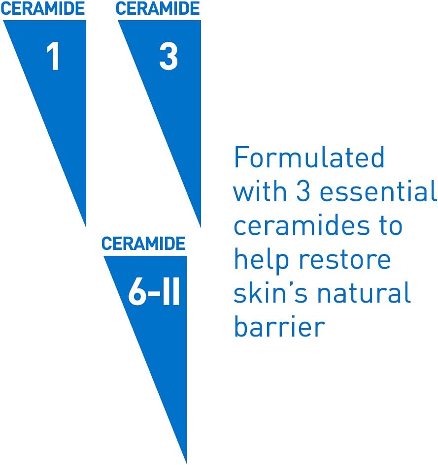 CeraVe 保湿霜泡沫洁面乳 |透明质酸保湿卸妆液和洗面奶 |不含香料，不致粉刺 | 19 液量盎司