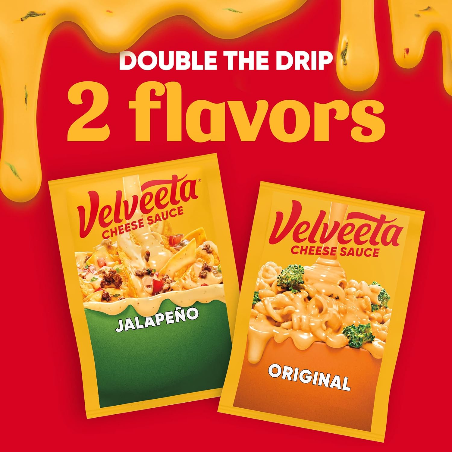 Velveeta 原味芝士酱（4 盎司袋装，3 件装）