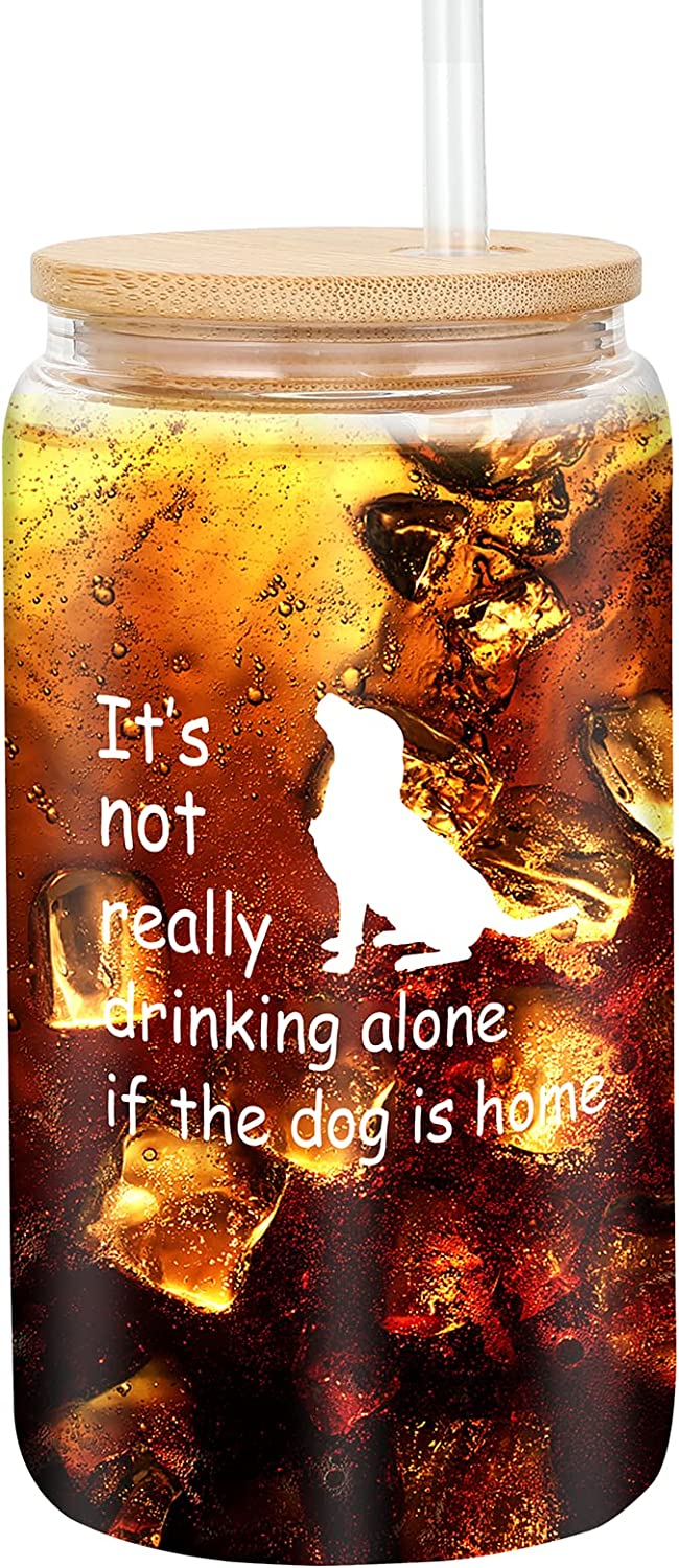Modwnfy Thank You for Being Awesome 啤酒杯，有趣的圣诞节感谢礼物，生日老板日祝贺毕业，鼓舞人心的啤酒品脱玻璃杯送给爸爸老板同事，15 盎司