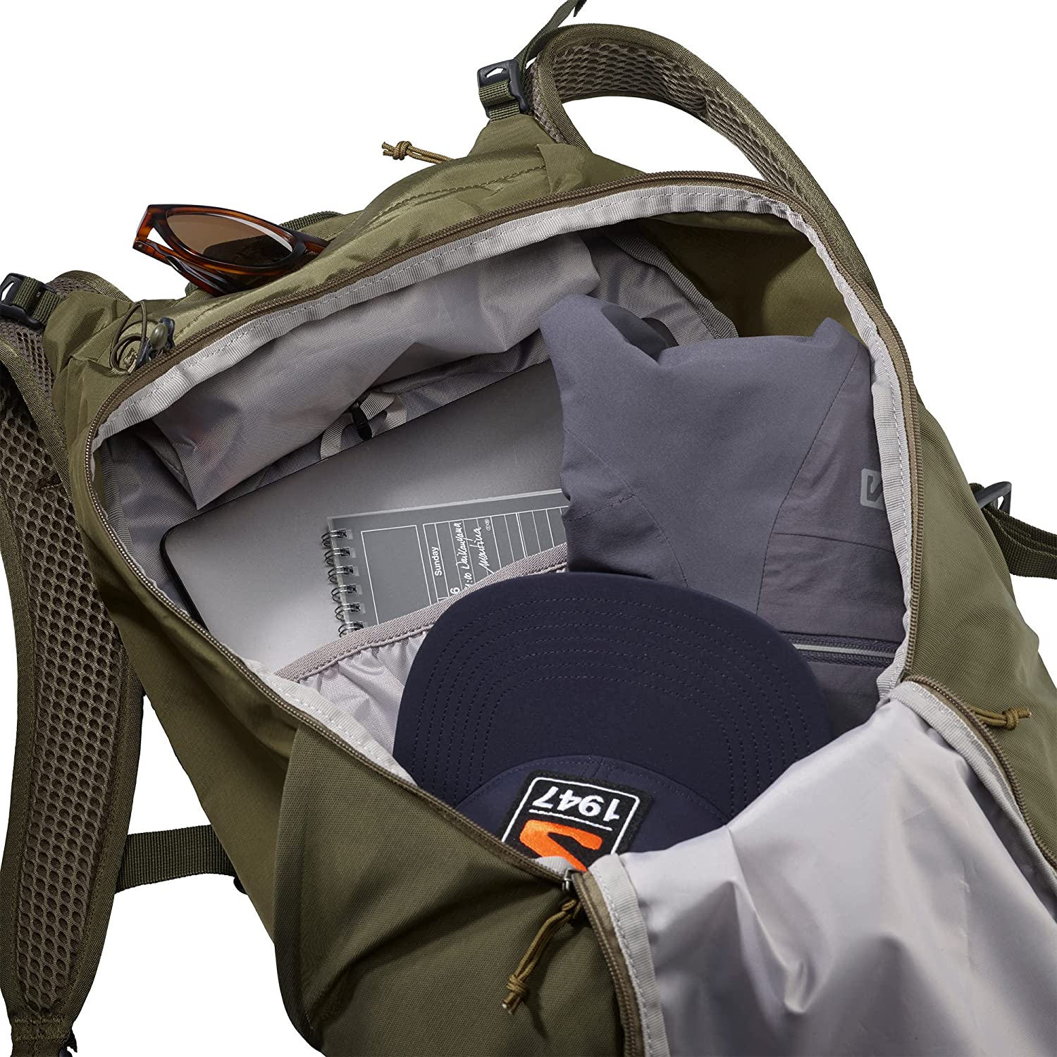 Salomon Trailblazer 30 男女通用背包 30L 远足越野跑，橄榄绿（马提尼橄榄）