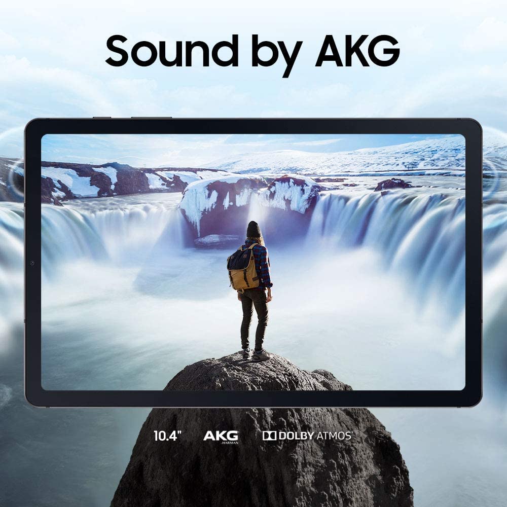 三星 Galaxy Tab S6<lite 10.4" 64GB Android 平板电脑带持久电池，随附 S Pen，纤薄金属设计，AKG 双扬声器，美国版，雪纺玫瑰