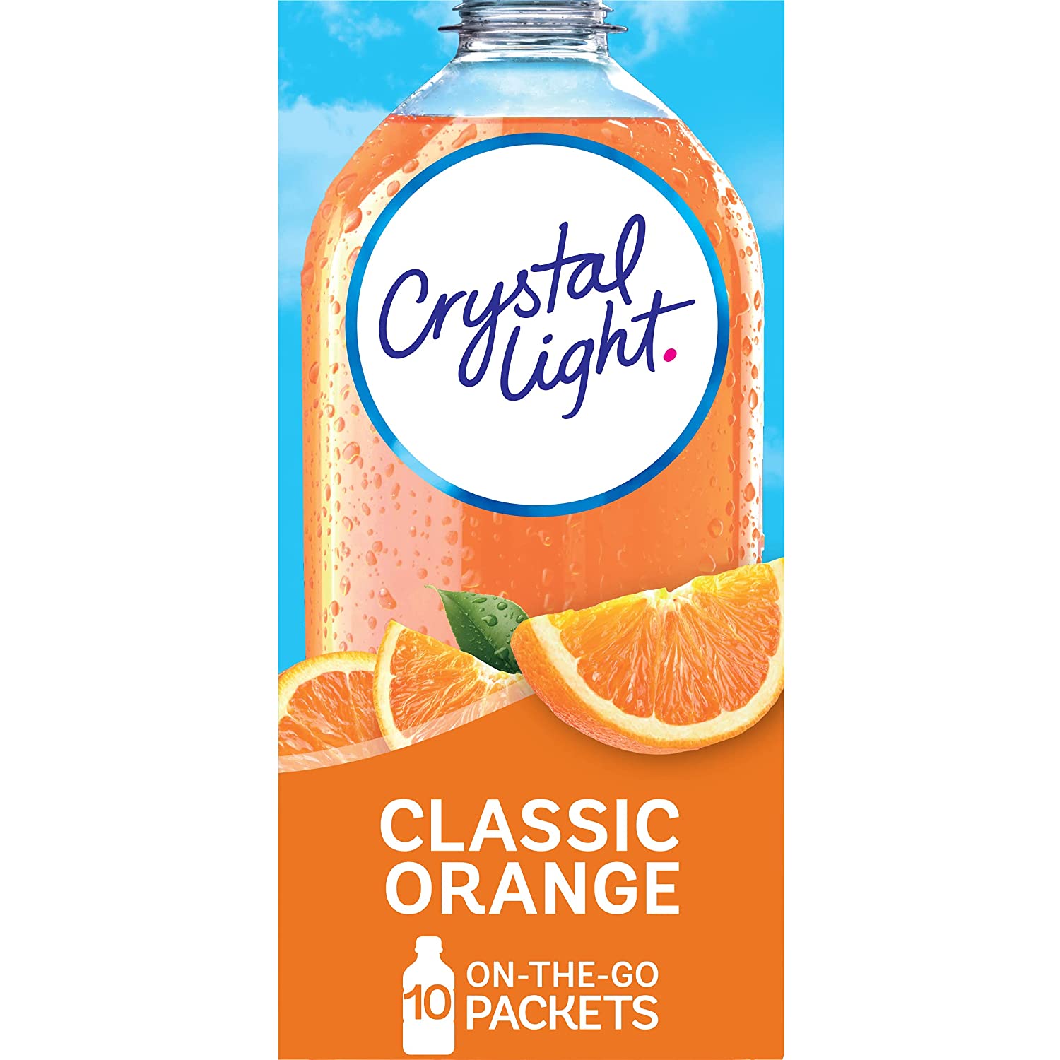 Crystal<light Drink Mix，经典橙子，1.3 盎司（6 件装）