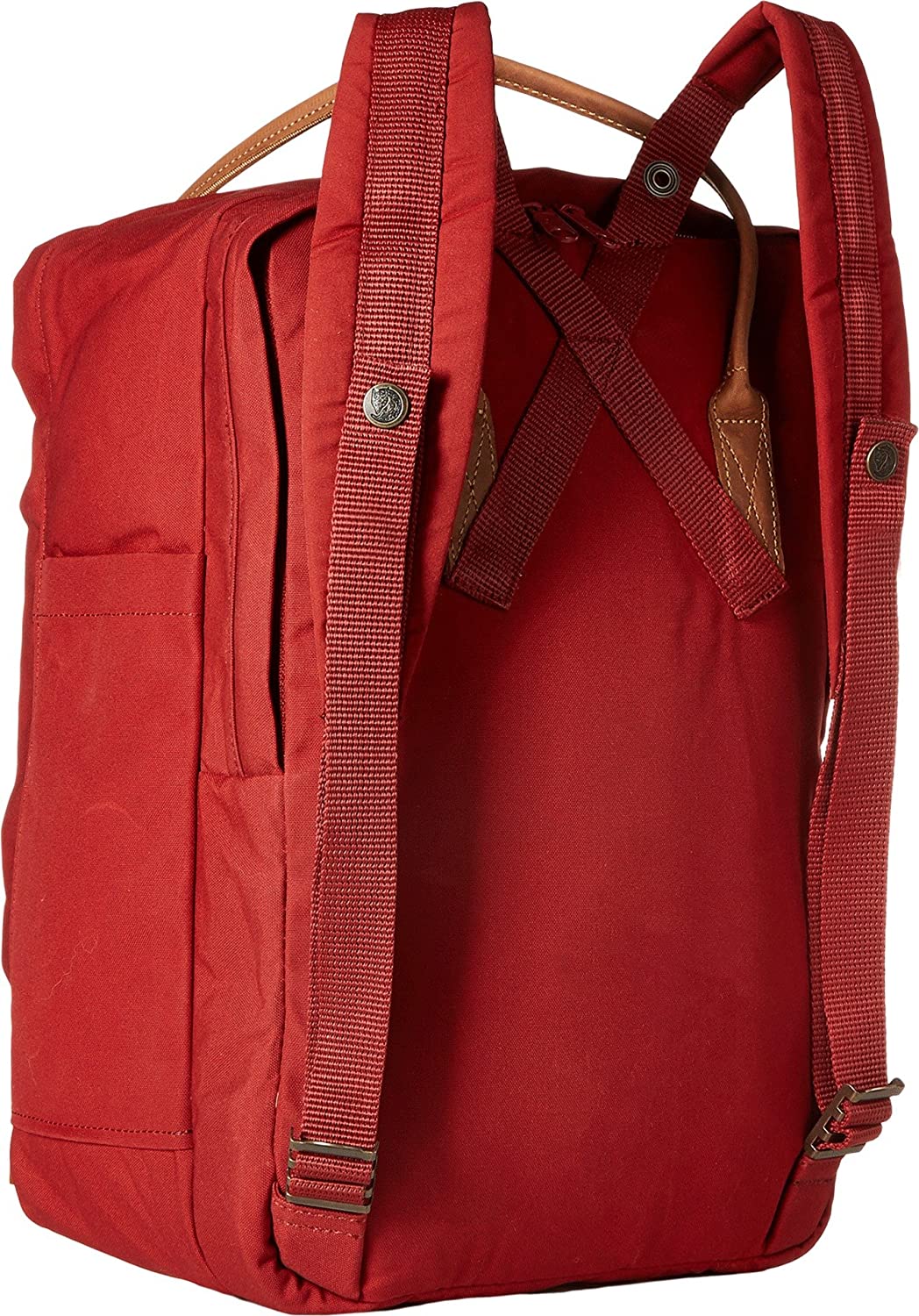 Fjällräven Kånken No. 2 笔记本电脑 15 英寸深红色均码