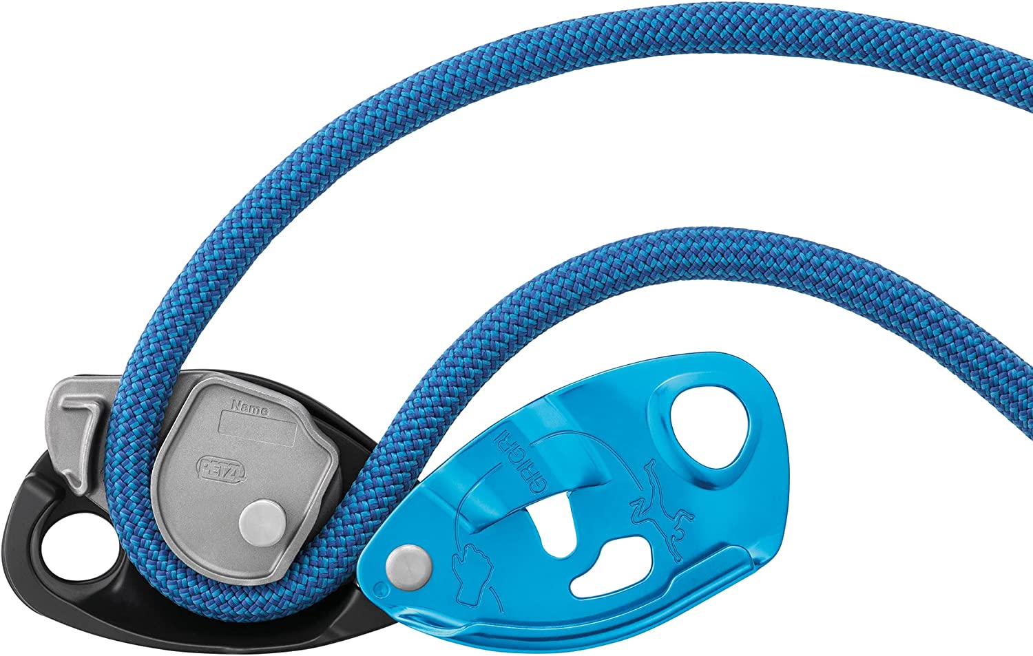 Petzl GRIGRI 保护装置 - 带凸轮辅助阻挡的保护装置，适用于运动、传统和顶绳攀登