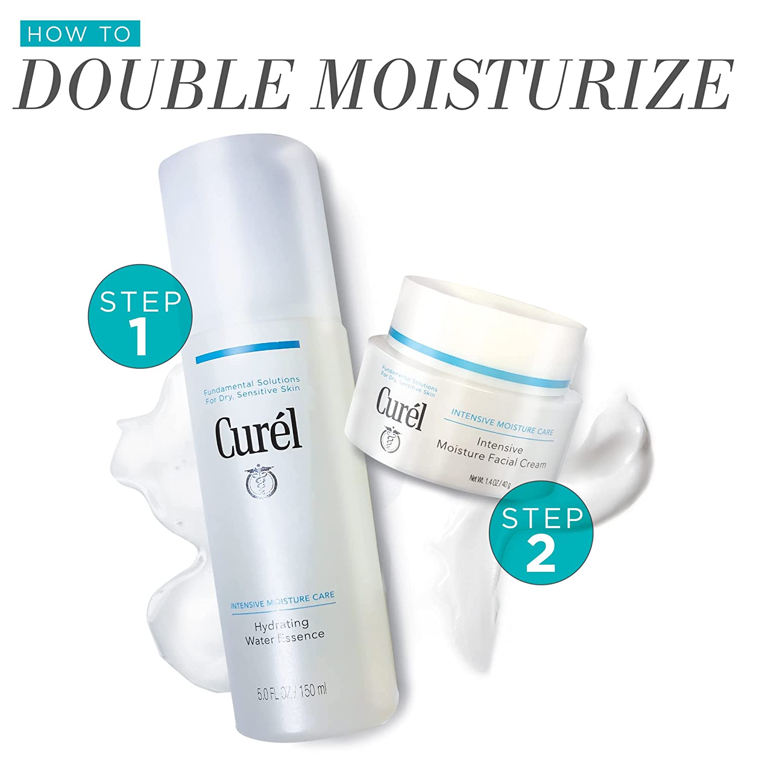 Curel Japanese Skin Care 强效面部保湿霜，适合干性至极干性敏感肌肤的面部乳液，男女皆宜，抗衰老，无香精，抗皱日本护肤品，1.4 盎司
