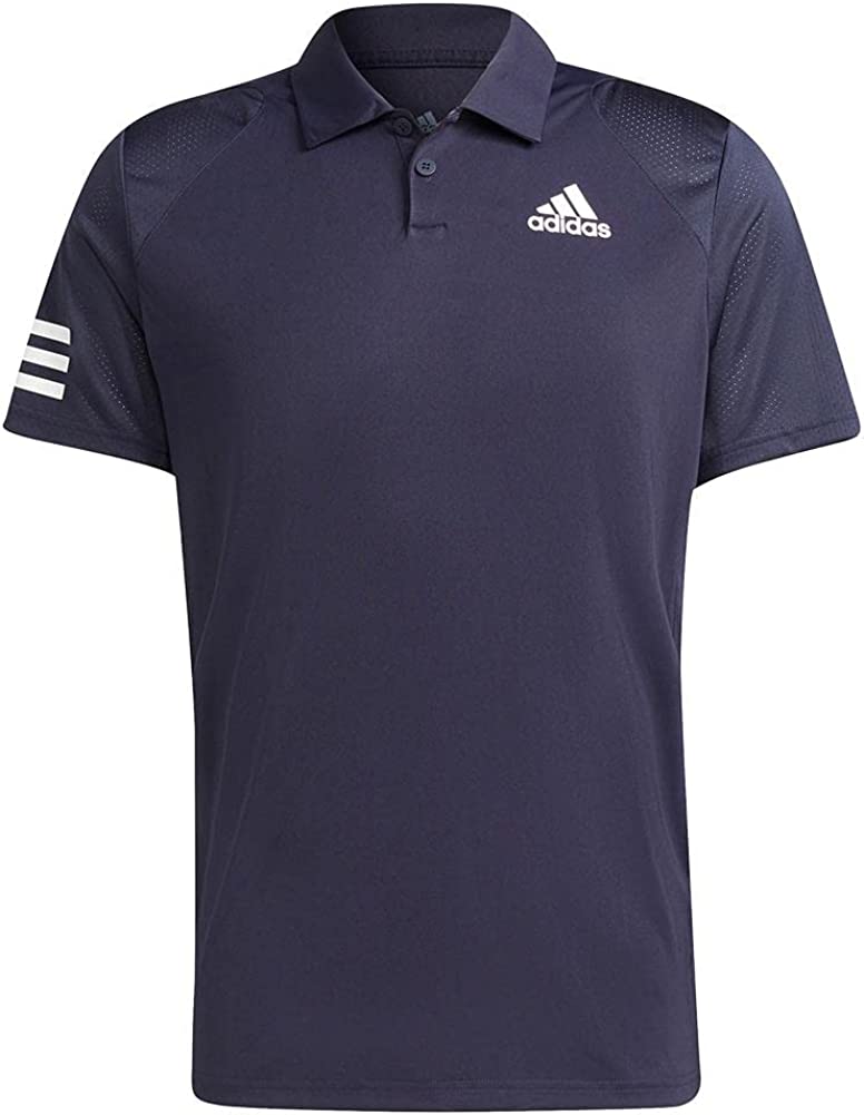 阿迪达斯男子网球俱乐部 3 条纹 Polo 衫