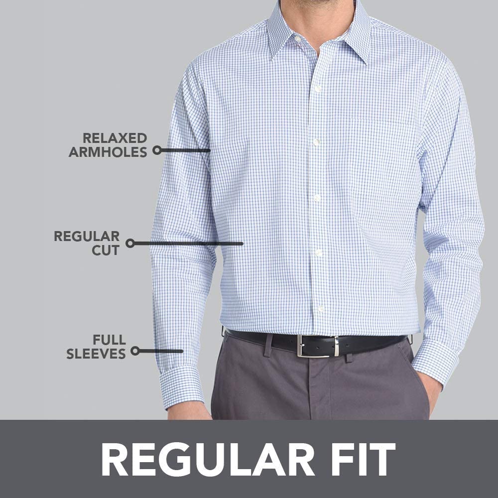 Van Heusen 男士防皱长袖纽扣衬衫