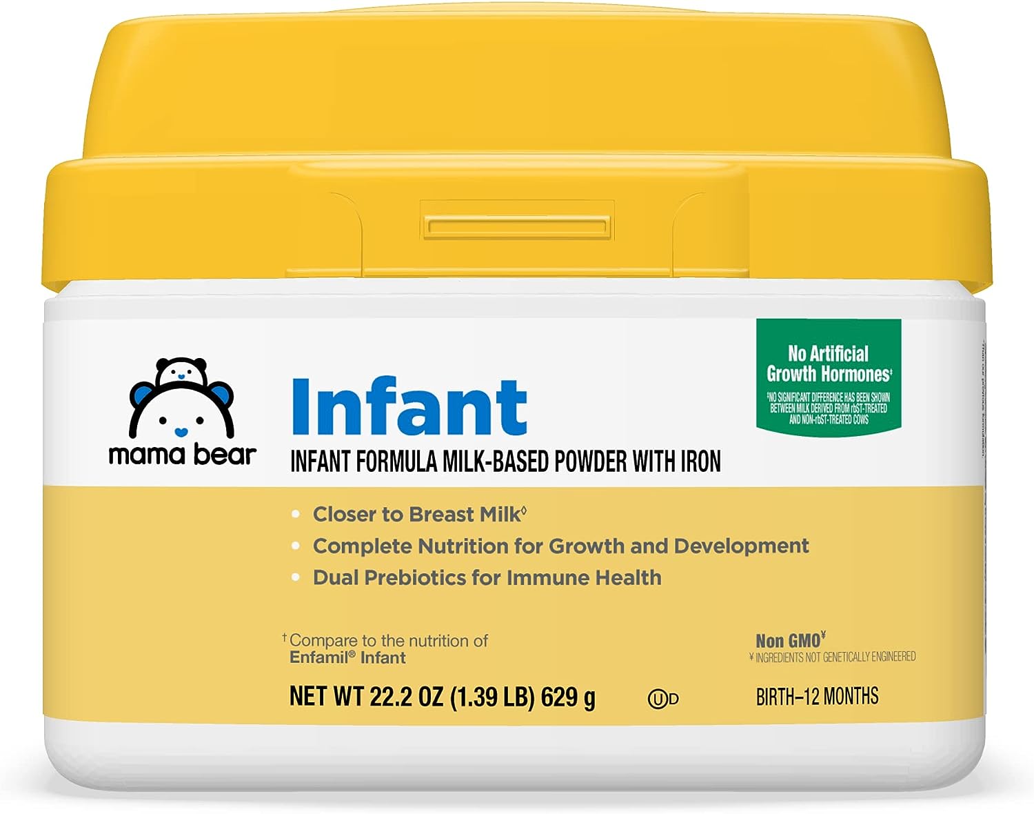Amazon Brant Milk-Bol 益生元、Omega 3 DHA 和胆碱,大脑、生长、免疫 1)