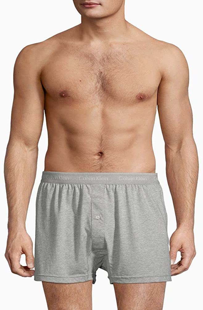 Calvin Klein 男式经典棉质 3 件装针织平角内裤