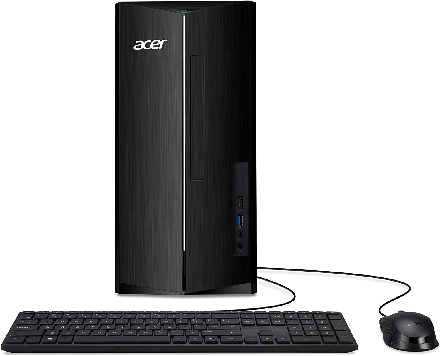 宏碁 Aspire TC-1760-UA92 台式机 |第 12 代英特尔酷睿 i5-12400 六核处理器 | 12GB 3200MHz DDR4 | 512GB NVMe M.2 固态硬盘 | 8X DVD |英特尔无线 Wi-Fi 6 AX201 |蓝牙 5.2 | Windows 11 主页