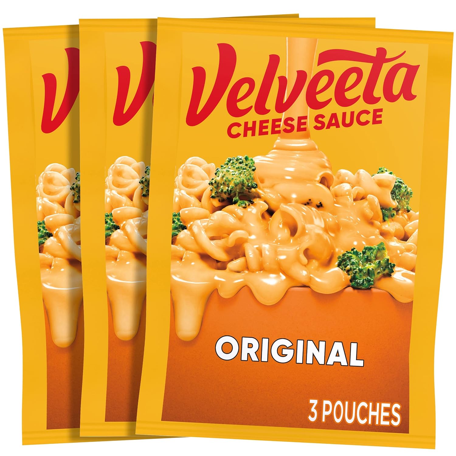 Velveeta 原味芝士酱（4 盎司袋装，3 件装）